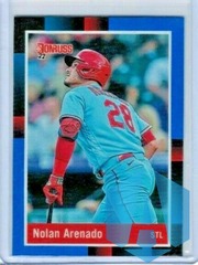2022 Donruss Base Retro 1988 Holo Blue #278 Nolan Arenado - St. Louis Cardinals